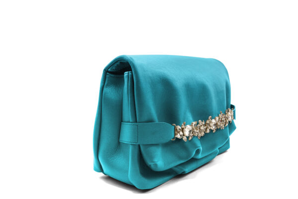 Iaia POSH MIDI FASHIONWEEK Nappa Turchese - immagine 3